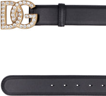 Load image into Gallery viewer, Leather belt with metal buckle
