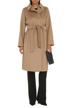 Load image into Gallery viewer, Bcollage double-breasted virgin wool coat
