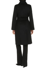 Load image into Gallery viewer, Bcollage double-breasted virgin wool coat
