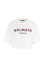Load image into Gallery viewer, Cotton crew-neck T-shirt
