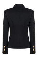 Load image into Gallery viewer, Double-breasted virgin wool jacket
