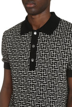 Load image into Gallery viewer, Jacquard knit polo shirt
