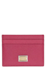 Load image into Gallery viewer, Logo detail leather card holder
