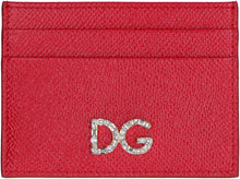 Load image into Gallery viewer, Dauphine print leather card holder
