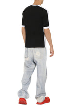 Load image into Gallery viewer, Two-tone cotton T-shirt
