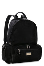 Load image into Gallery viewer, Nero Sicilia Dna logo detail nylon backpack
