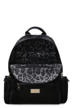 Load image into Gallery viewer, Nero Sicilia Dna logo detail nylon backpack
