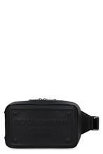 Load image into Gallery viewer, Leather belt bag with logo
