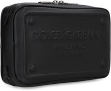 Load image into Gallery viewer, Leather belt bag with logo
