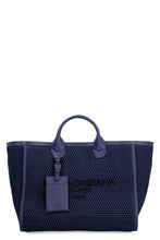 Load image into Gallery viewer, Canvas and leather shopping bag
