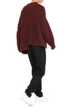 Load image into Gallery viewer, Oversize wool-blend sweater
