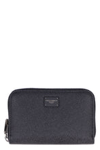 Load image into Gallery viewer, Dauphine leather print zip around wallet
