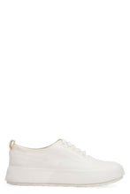 Load image into Gallery viewer, Rubber and leather low-top sneakers
