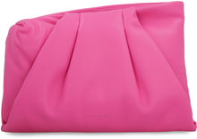 Load image into Gallery viewer, Leather clutch with logo

