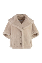 Load image into Gallery viewer, Cambusa wool blend cape coat
