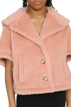 Load image into Gallery viewer, Cambusa wool blend cape coat
