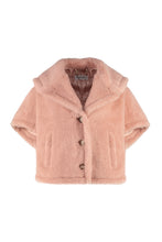 Load image into Gallery viewer, Cambusa wool blend cape coat
