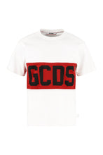 Load image into Gallery viewer, Logo detail cotton t-shirt
