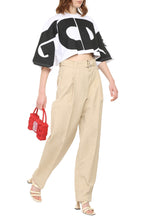 Load image into Gallery viewer, Logo print cropped t-shirt
