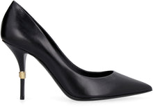 Load image into Gallery viewer, Cardinale leather pointy-toe pumps
