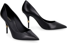 Load image into Gallery viewer, Cardinale leather pointy-toe pumps
