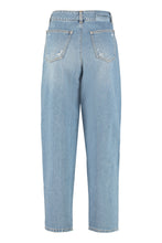 Load image into Gallery viewer, Fringed loose-fit jeans
