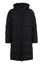 Load image into Gallery viewer, Sierra Supreme long hooded down jacket
