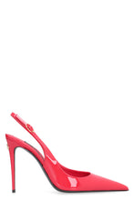 Load image into Gallery viewer, Patent leather pointy-toe slingback
