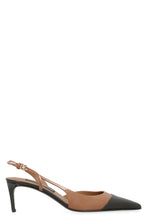 Load image into Gallery viewer, Leather slingback pumps
