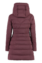 Load image into Gallery viewer, Hooded techno fabric down jacket
