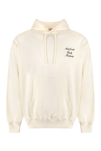 Load image into Gallery viewer, Slogan à Fleurs cotton hoodie

