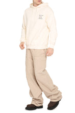 Load image into Gallery viewer, Slogan à Fleurs cotton hoodie
