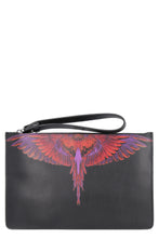 Load image into Gallery viewer, Printed leather flat pouch
