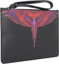 Load image into Gallery viewer, Printed leather flat pouch
