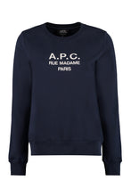 Load image into Gallery viewer, Tina logo detail cotton sweatshirt
