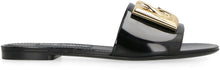Load image into Gallery viewer, Leather slides with logo

