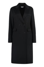 Load image into Gallery viewer, Double-breasted wool coat
