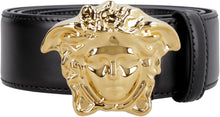 Load image into Gallery viewer, Medusa head leather belt
