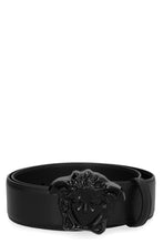Load image into Gallery viewer, Logo buckle leather belt
