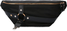 Load image into Gallery viewer, Nylon belt bag with leather details
