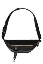 Load image into Gallery viewer, Nylon belt bag with leather details
