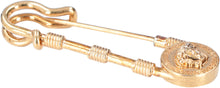 Load image into Gallery viewer, Safety Pin metal brooch

