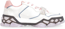 Load image into Gallery viewer, Diamond X Strap/F leather sneakers
