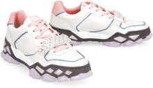 Load image into Gallery viewer, Diamond X Strap/F leather sneakers
