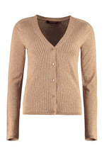 Load image into Gallery viewer, Dina wool blend cardigan with nacre buttons
