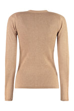 Load image into Gallery viewer, Dina wool blend cardigan with nacre buttons
