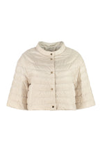 Load image into Gallery viewer, Disoft snap button fastening down jacket
