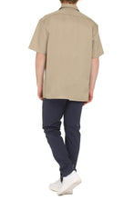 Load image into Gallery viewer, Short sleeve cotton blend shirt
