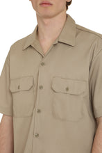 Load image into Gallery viewer, Short sleeve cotton blend shirt
