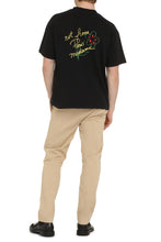 Load image into Gallery viewer, Slogan Esquisse cotton crew-neck T-shirt
